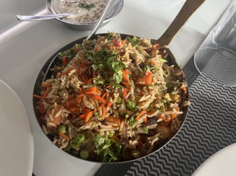 インドで食べたビリヤニ