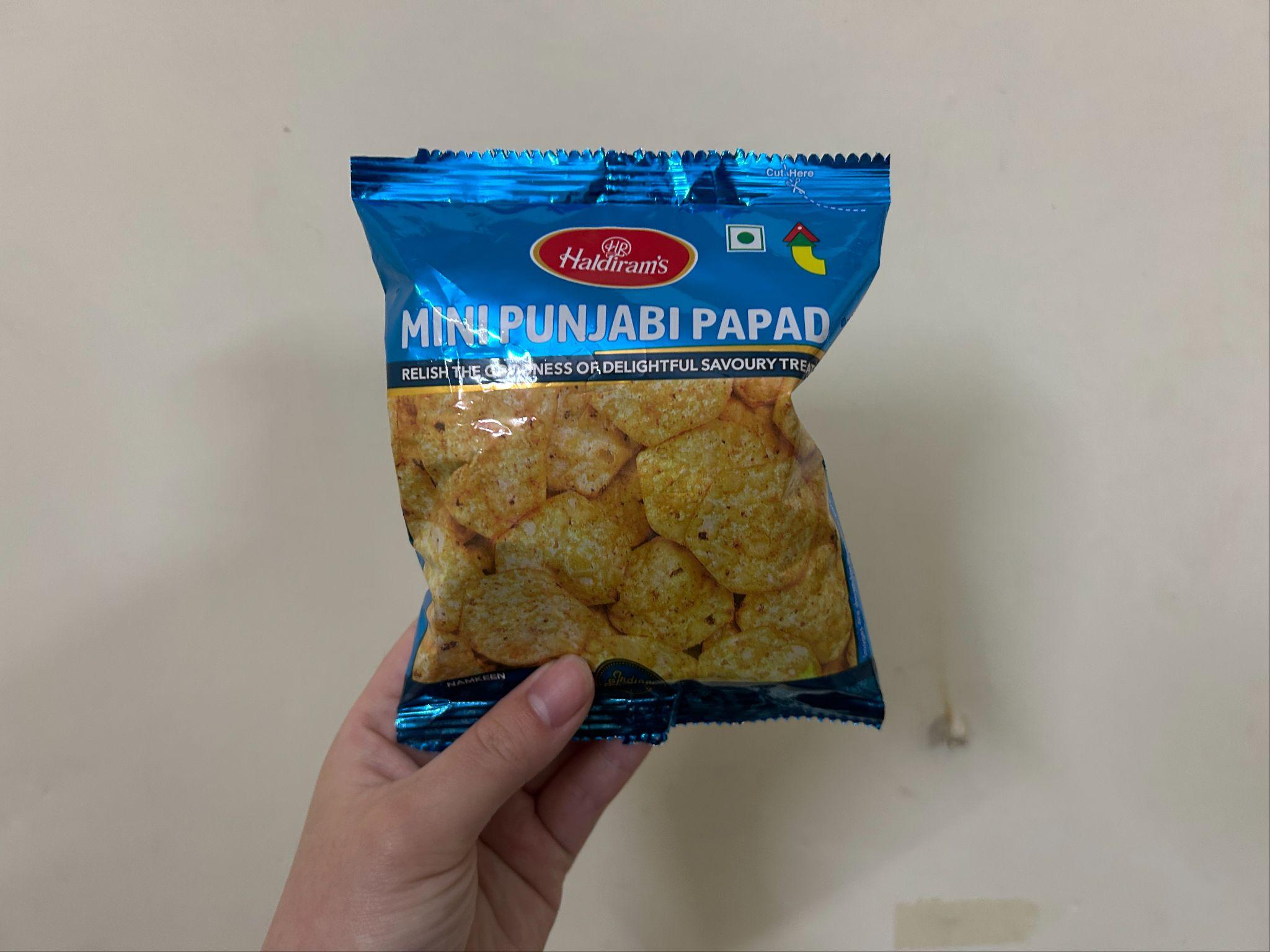 インドのパパドのお菓子